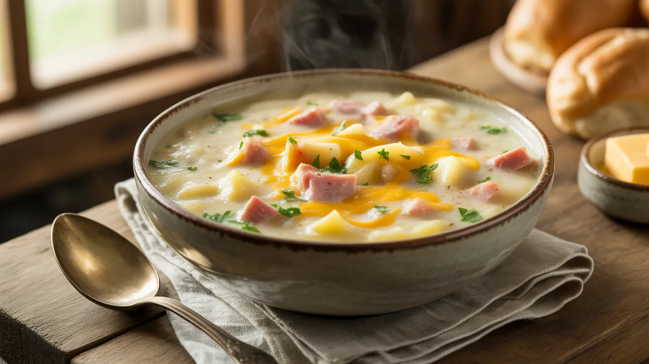 Transform Leftover Ham: Easy Creamy Potato Soup Recipe